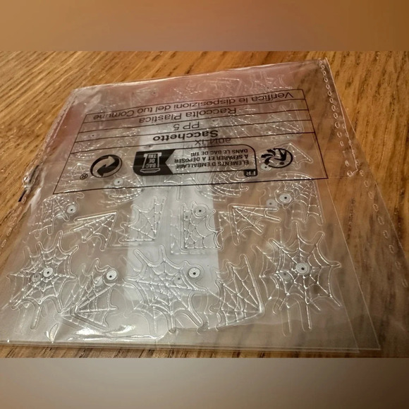 2pcs Halloween Spider Web Nail Art Stickers - 3D Silvery Glitter Cobweb - Picture 8 of 8